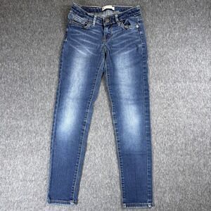Levi's 720 Jeans Size 8 reg Youth High Rise Super Skinny Light Wash Adjustable